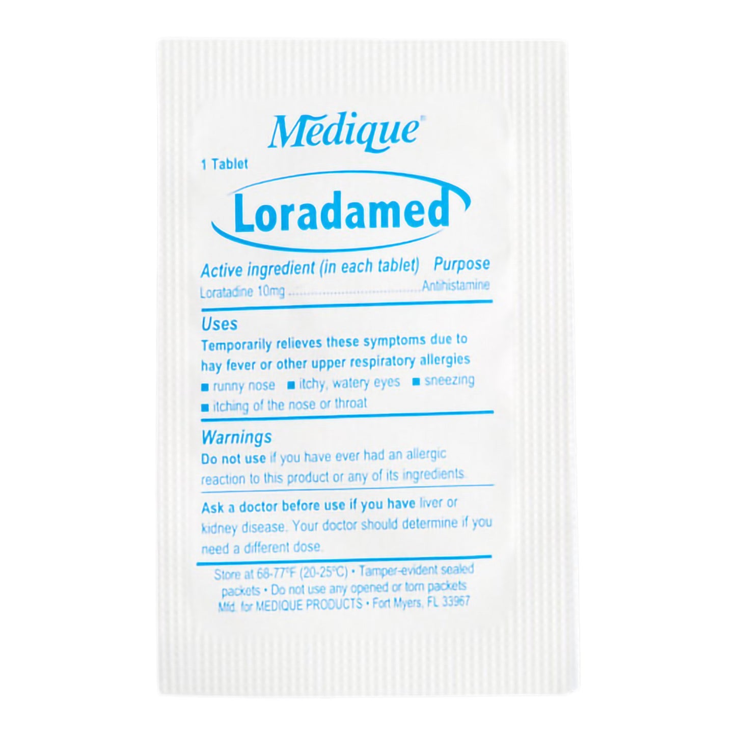 Loradamed Allergy Relief 10 mg Strength Tablet 1 per Box (524409_BX)