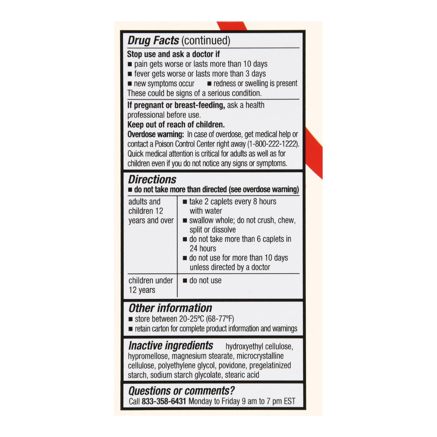Foster & Thrive™ Pain Relief 650 mg Strength Acetaminophen Capsule 100 Per Bottle (1238931_BT)