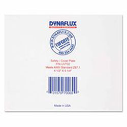 Dynaflux TUFCOTE Polycarbonate Hard Coated Lens, Scratch Resistant, 4-1/2 in x 5-1/4 in, Polycarbonate, Clear (368-UVT02)