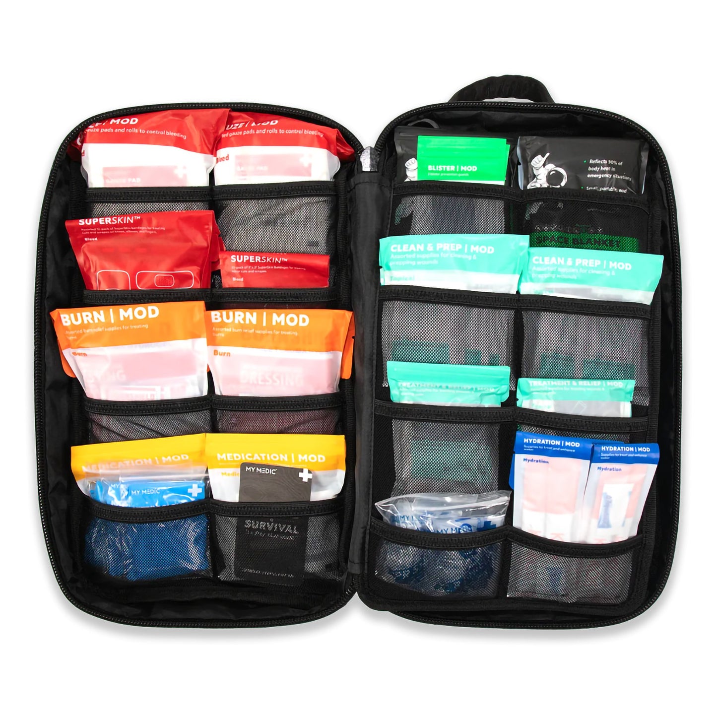 My Medic™ MYFAK Standard First Aid Kit Black Nylon Bag (1207719_EA)