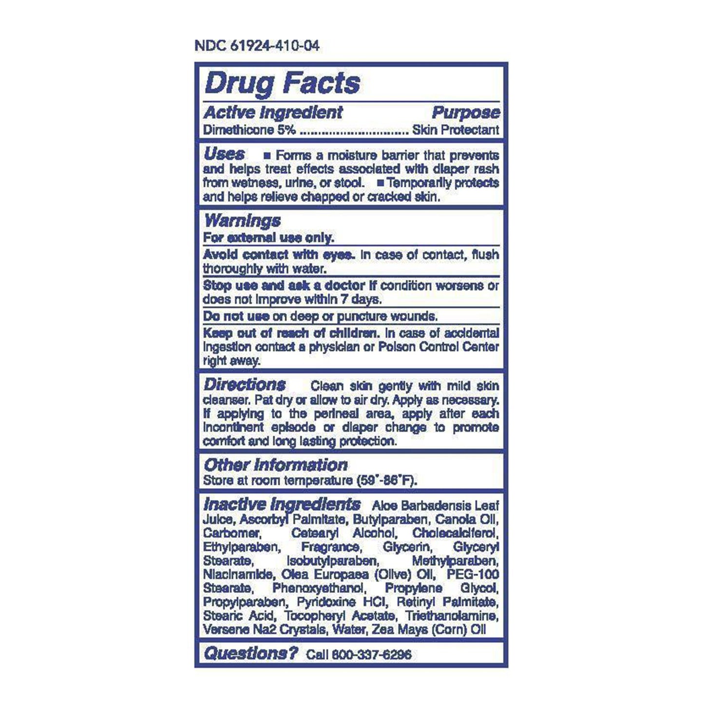 Renew™ Dimethicone Skin Protectant 4 oz. Tube Scented Cream (776332_CS)