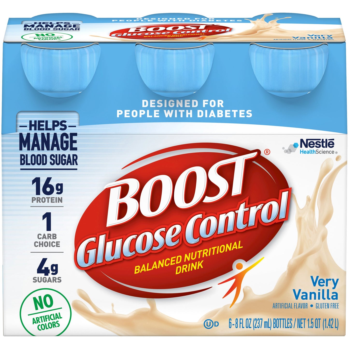 Boost Glucose Control® Oral Supplement Very Vanilla Flavor Liquid 8 oz. Bottle (983707_EA)