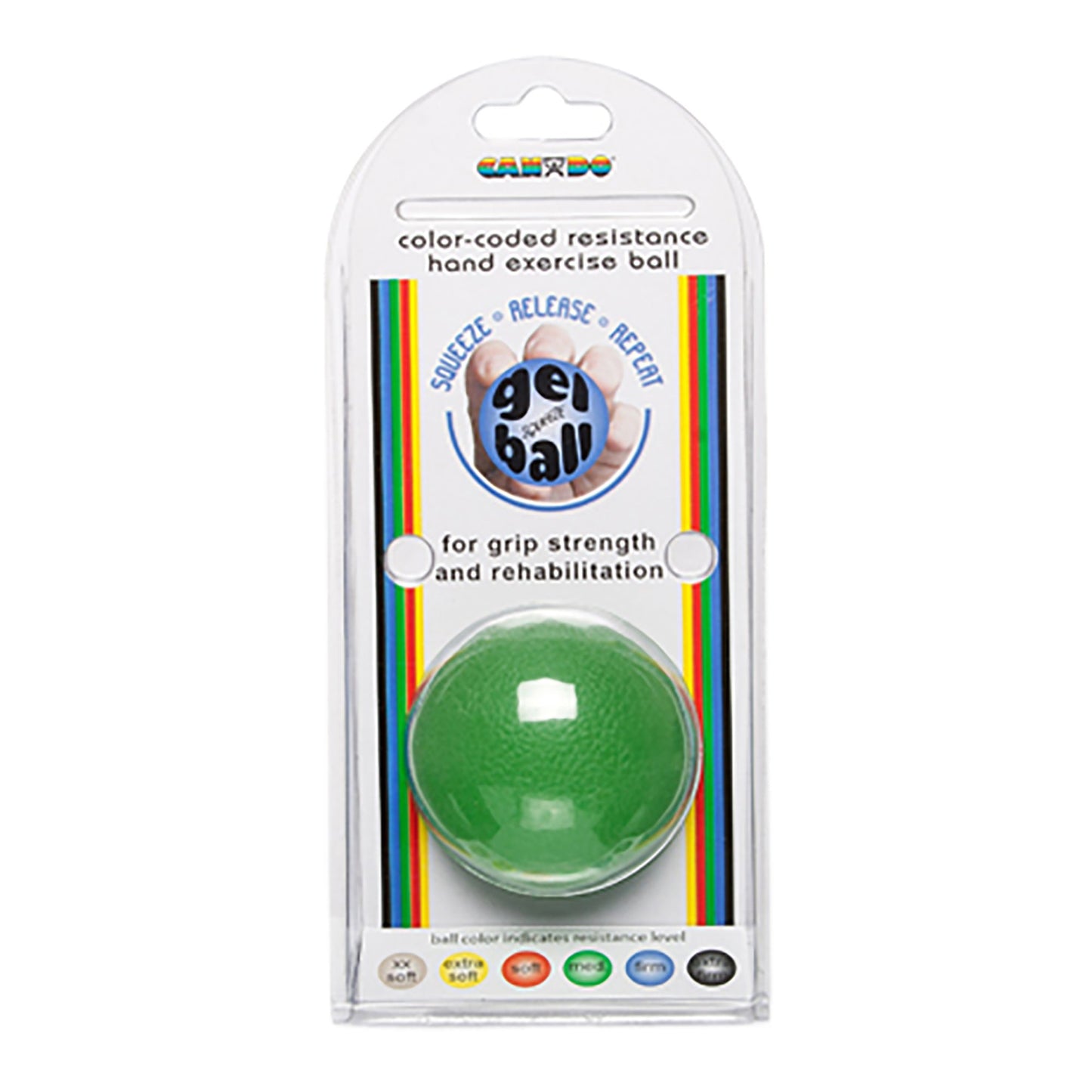 CanDo® Squeeze Ball Green Standard Size Medium Resistance (766146_EA)