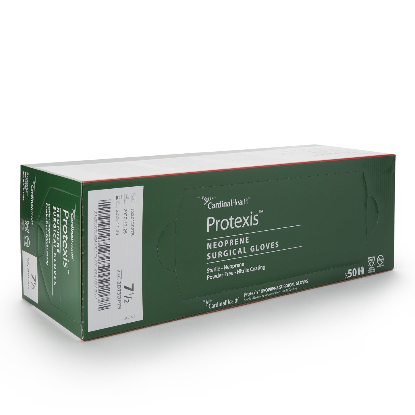 Protexis™ (formerly Duraprene™ Plus ) Surgical Glove Size 7.5 Sterile Polychloroprene Standard Cuff Length Smooth Ivory Chemo Tested (776961_CS)