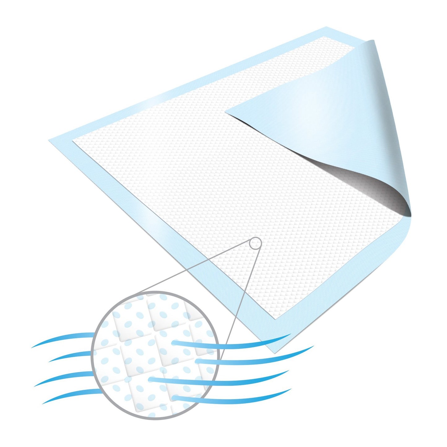 MoliCare® Disposable Underpad 30 X 36 Inch Polymer Heavy Absorbency (1129927_CS)