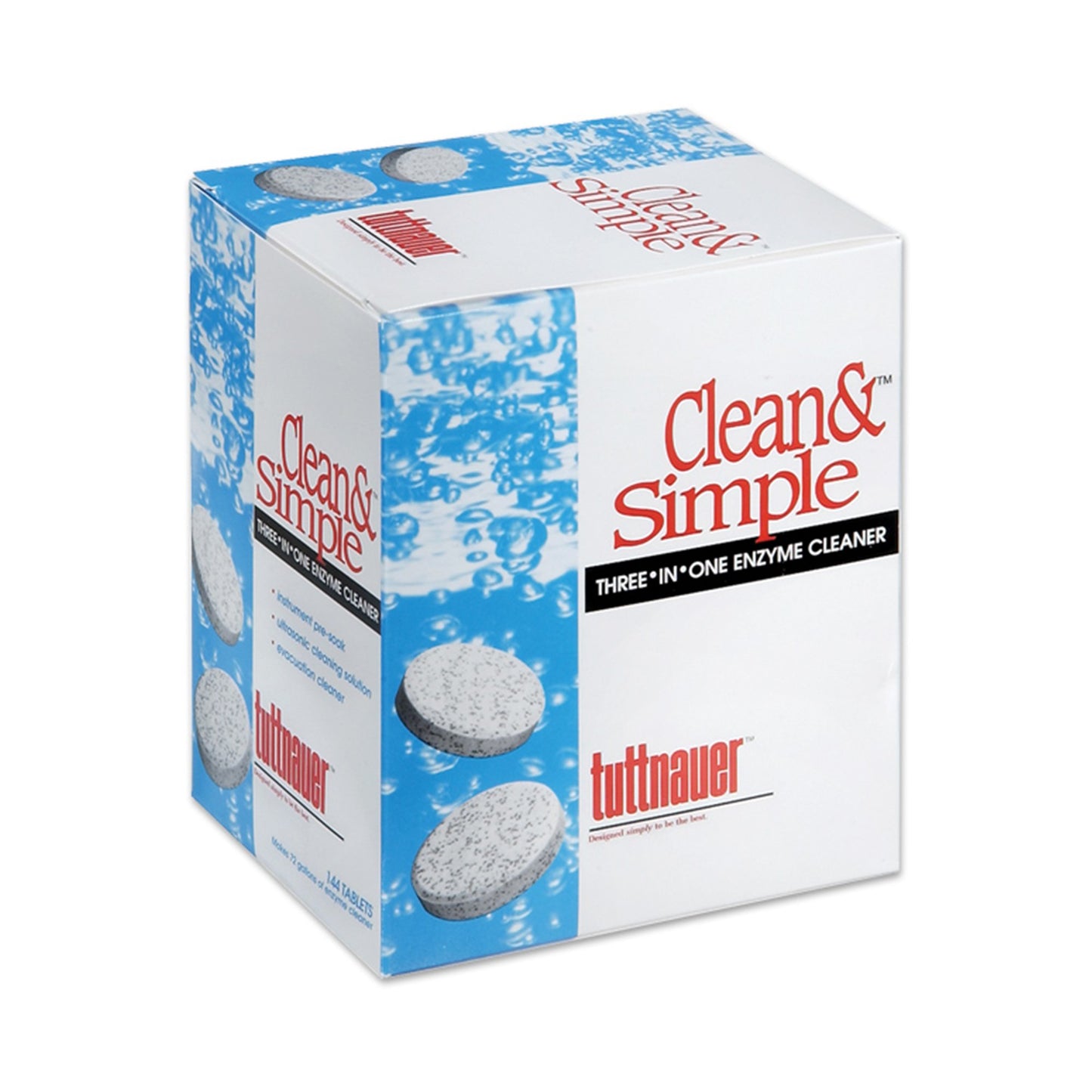 Clean & Simple Ultrasonic / Enzymatic Solution Tablet (812998_BX)