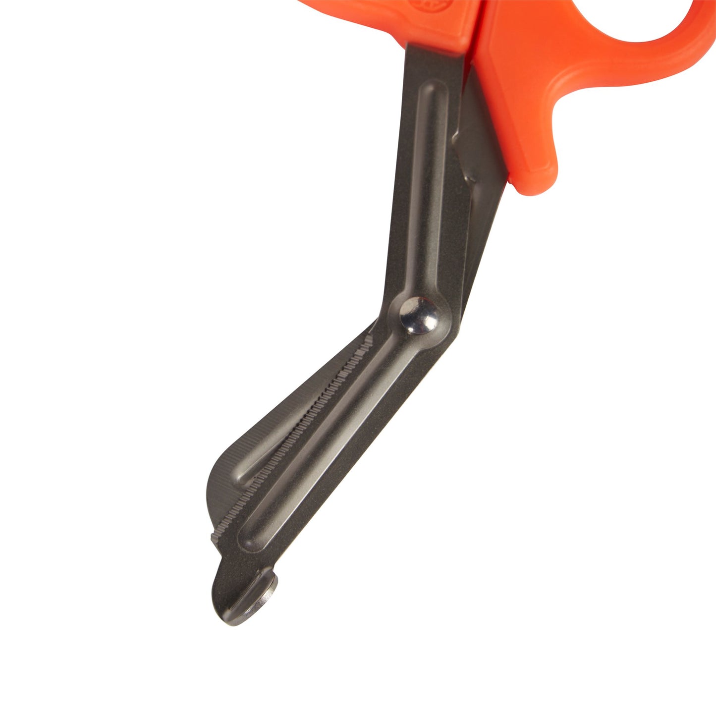 McKesson Medicut™ Trauma Shears Orange 7-1/4 Inch Length Medical Grade Stainless Steel NonSterile Finger Ring Handle Blunt Tip / Blunt Tip (1089414_EA)