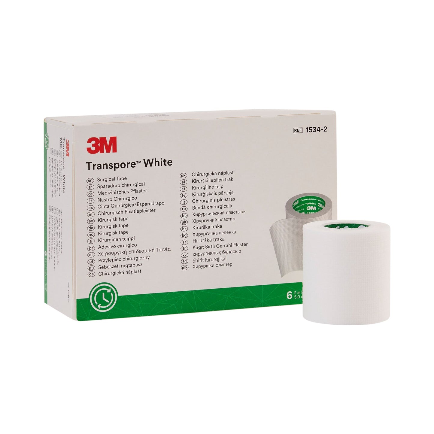 3M™ Transpore™ White Medical Tape White 2 Inch X 10 Yard Plastic NonSterile (445279_EA)