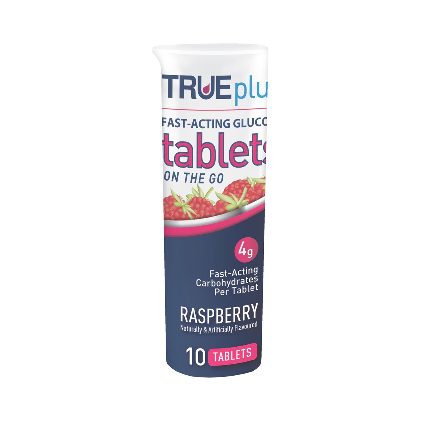 TRUEplus™ Glucose Supplement 10 per Bottle Chewable Tablet Raspberry Flavor (850073_BT)