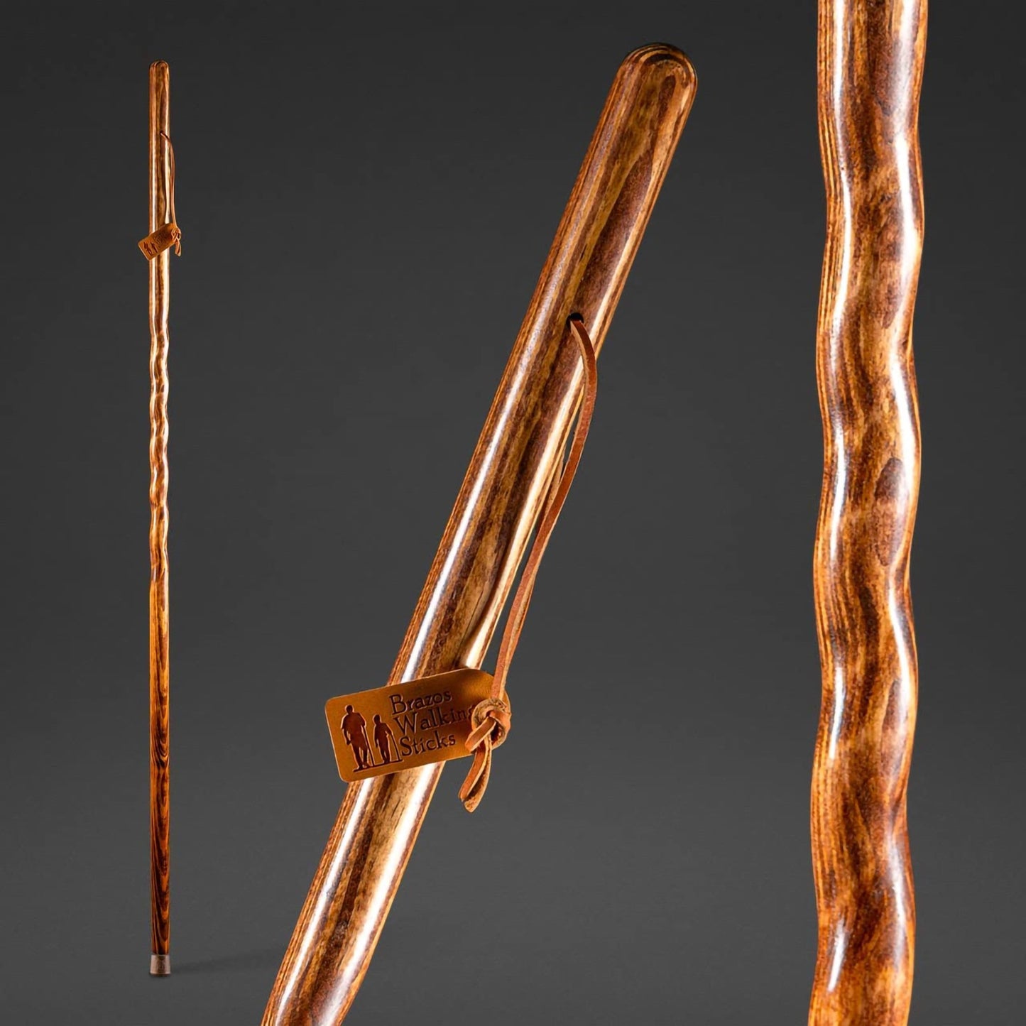 Brazos™ Traveler Walking Stick Wood 55 Inch Height Red Sweet Gum (1237890_EA)