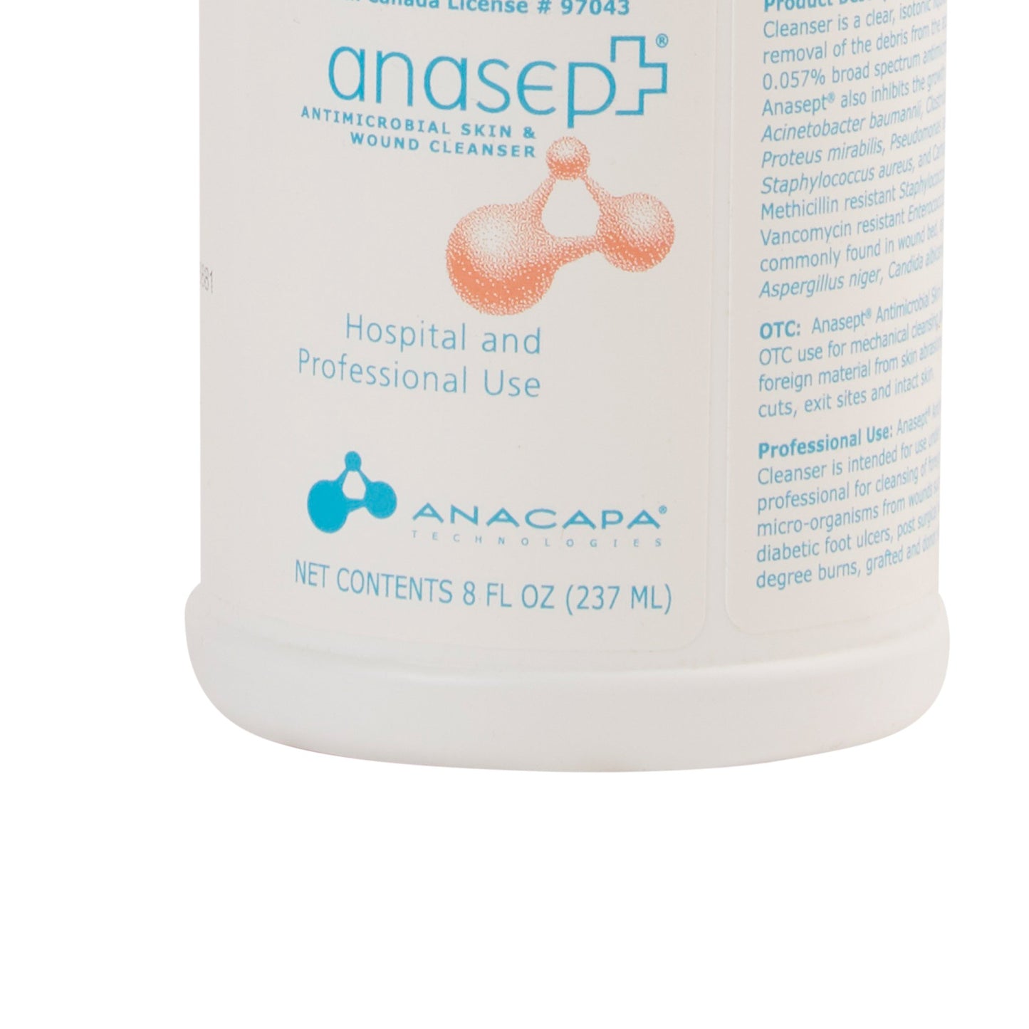 Anasept® Wound Cleanser 8 oz. Pump Bottle NonSterile Antimicrobial (738857_EA)