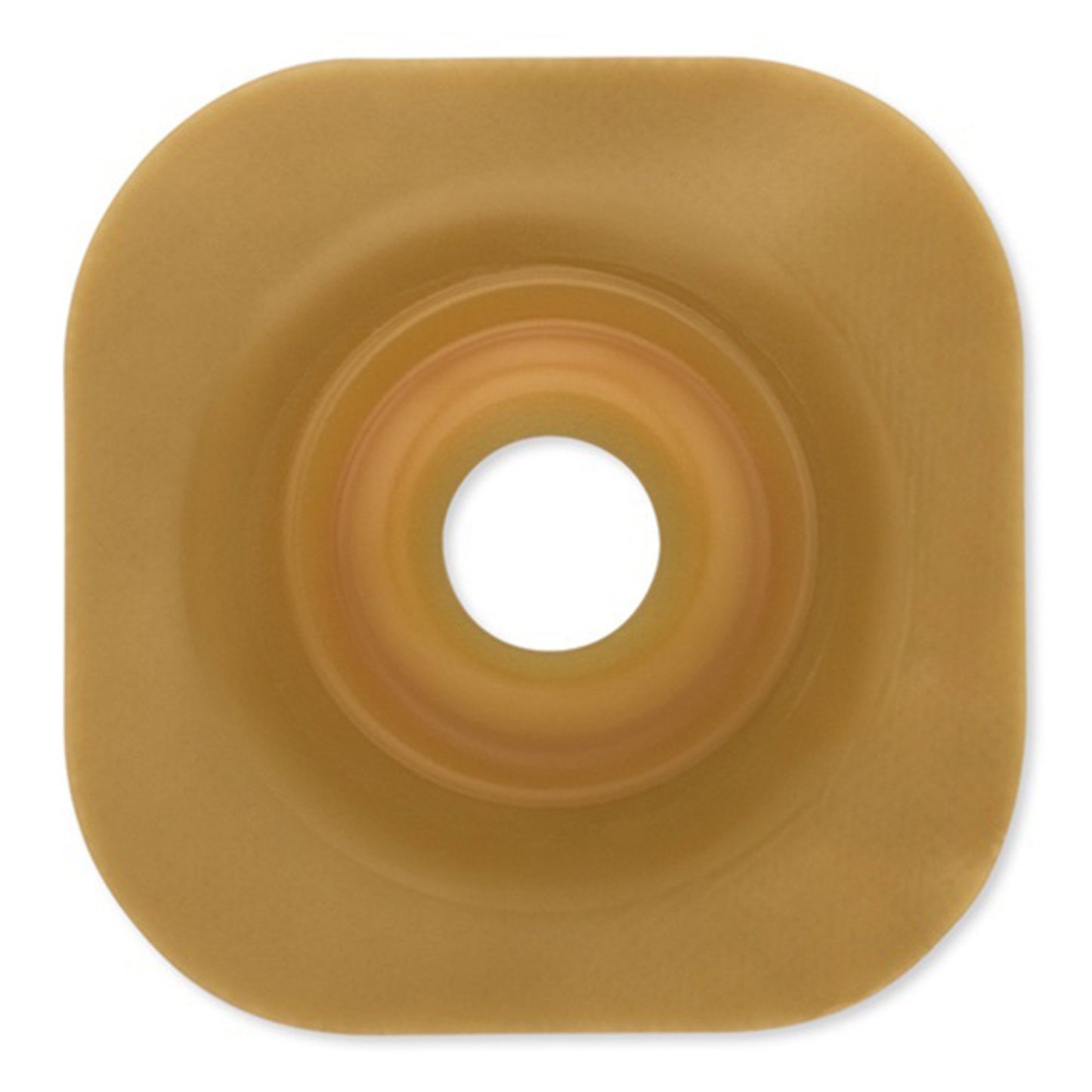 FlexWear™ Ostomy Barrier Precut, Standard Wear Adhesive Tape 57 mm Flange Red Code System Hydrocolloid 1-1/4 Inch Opening (485609_BX)