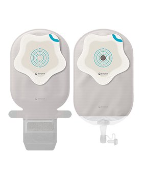 SenSura® Mio Kids Ostomy Pouch One-Piece System Mini Length Star Shaped, Trim to Fit 0 to 35 mm Stoma Drainable (1124380_BX)