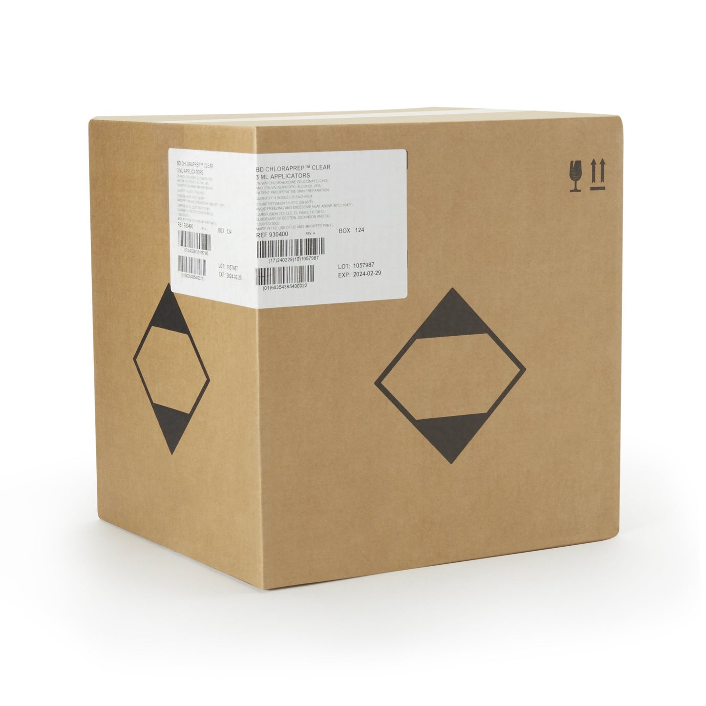 ChloraPrep™ Clear Skin Prep Solution 3 mL Foam Applicator 2% / 70% Strength CHG (Chlorhexidine Gluconate) / Isopropyl Alcohol Sterile (1189869_CT)