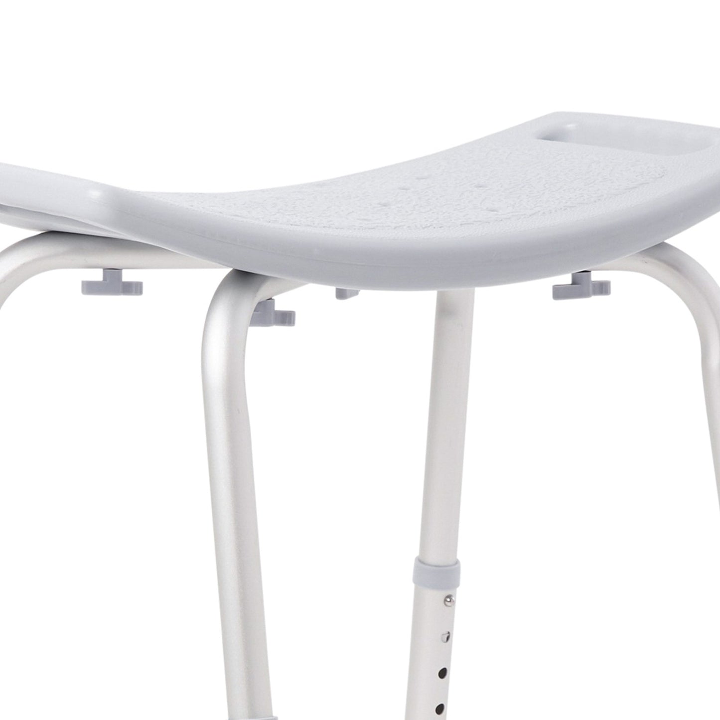 McKesson Bath Bench Without Arms Aluminum Frame Without Backrest 19-1/4 Inch Seat Width 300 lbs. Weight Capacity (1065209_EA)