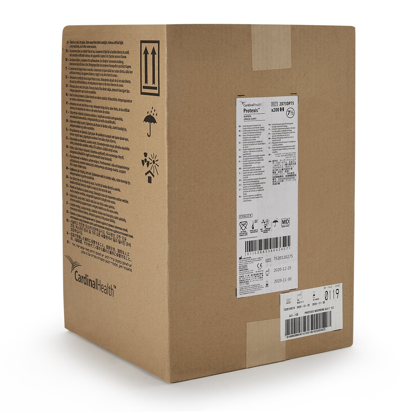 Protexis™ (formerly Duraprene™ Plus ) Surgical Glove Size 7.5 Sterile Polychloroprene Standard Cuff Length Smooth Ivory Chemo Tested (776961_PR)