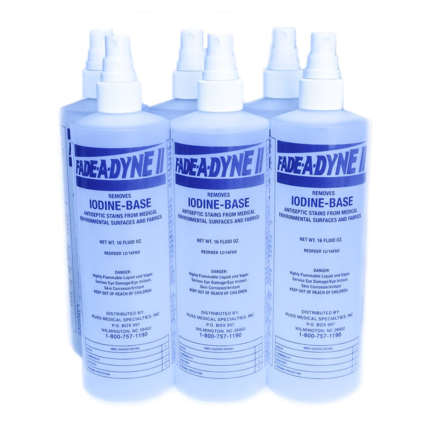 Fade-A-Dyne II® Iodine Stain Remover Alcohol Based Pump Spray Liquid 16 oz. Bottle Alcohol Scent NonSterile (971413_EA)