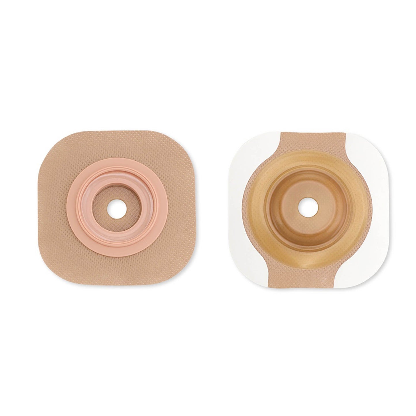 New Image™ CeraPlus™ Ostomy Barrier Precut, Extended Wear Adhesive Tape Borders 57 mm Flange Red Code System 1-1/8 Inch Opening (970795_EA)