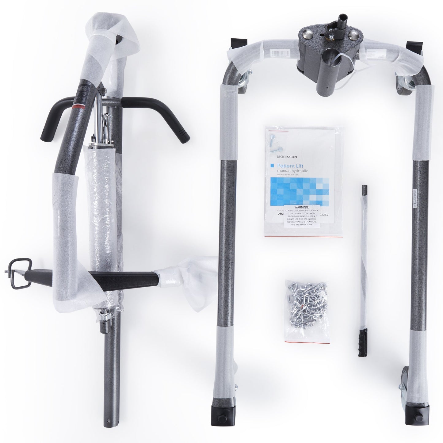McKesson Patient Lift 450 lbs. Weight Capacity Hydraulic (1065242_EA)