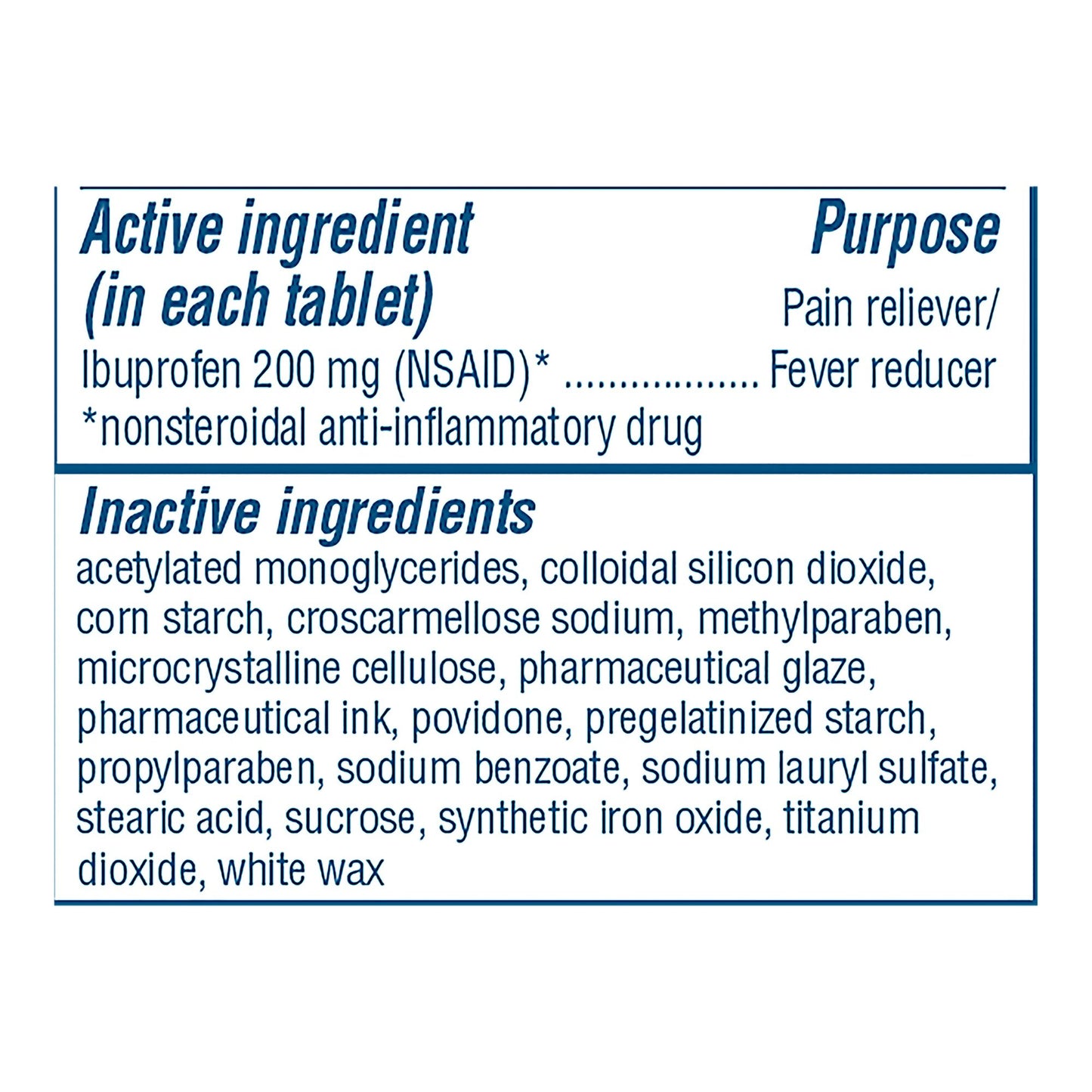Advil® Pain Relief 200 mg Strength Ibuprofen Tablet 100 per Bottle (533172_BT)