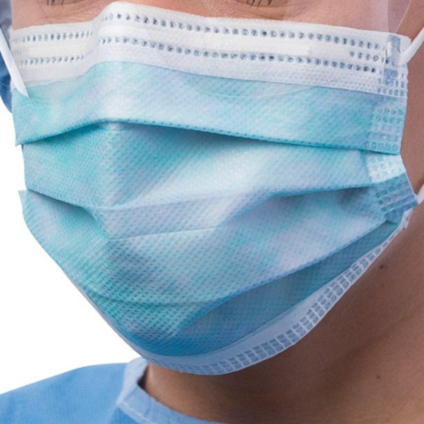 Cardinal Health™ Procedure Mask Anti-fog Foam ASTM Level 3 Earloops One Size Fits Most (296229_CS)