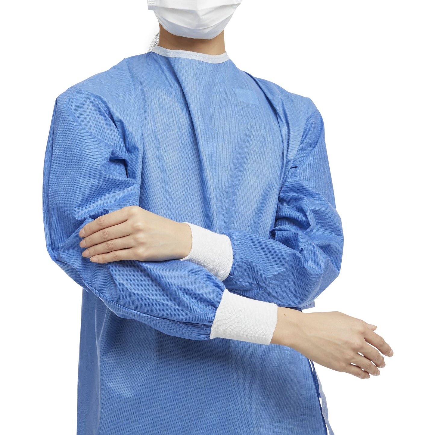 Astound® Non-Reinforced Surgical Gown with Towel Small / Medium Blue Sterile AAMI Level 3 Disposable (273632_CS)