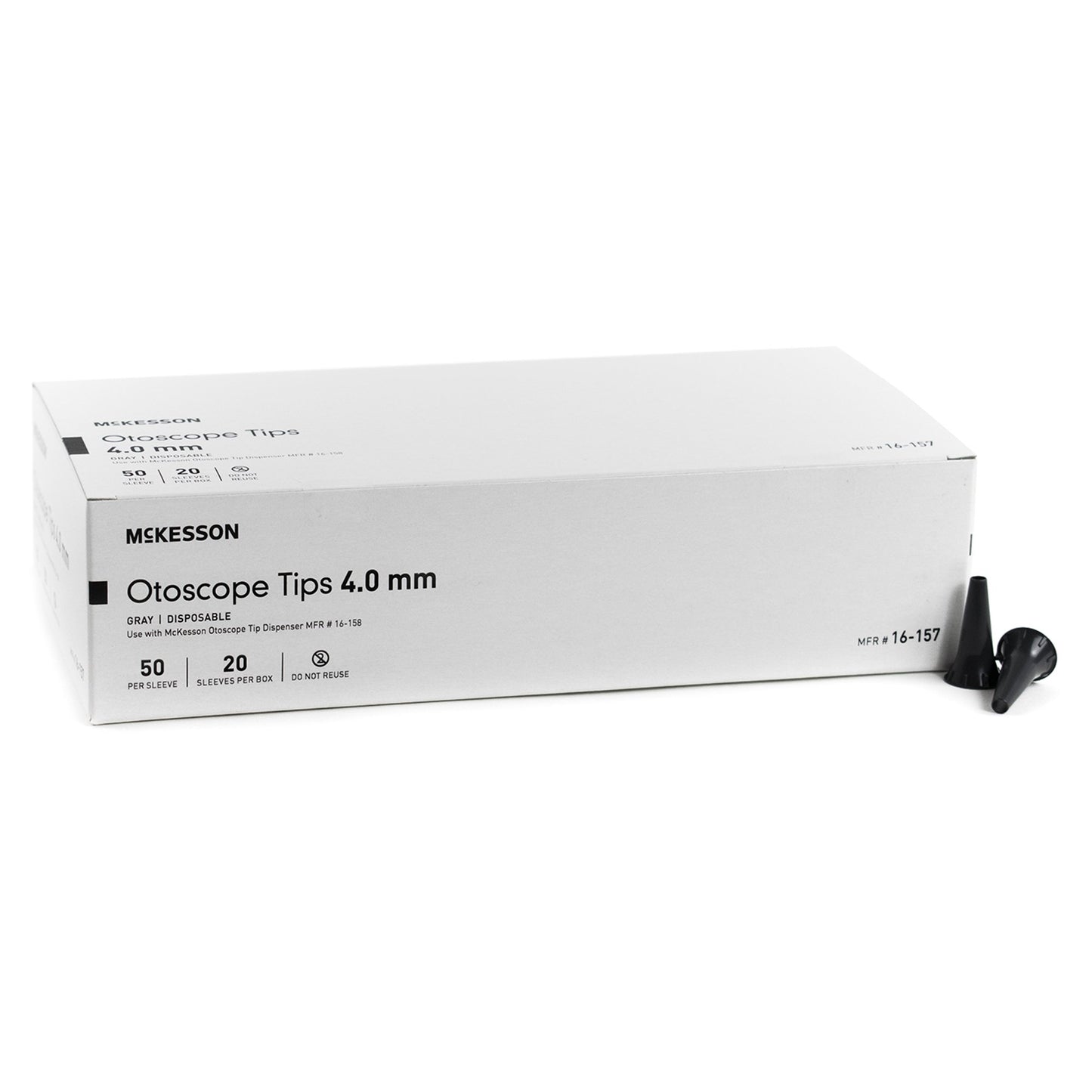 McKesson Ear Speculum Tip Plastic 4 mm Disposable (930089_CS)