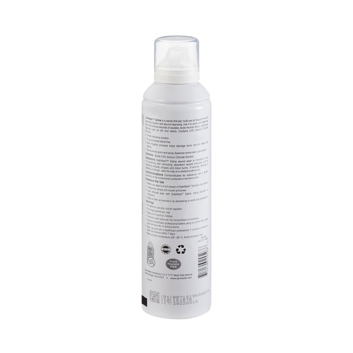 SafeWash™ Wound Cleanser 7.1 oz. Spray Can Sterile (670708_CS)