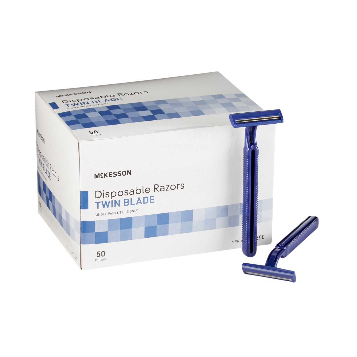 McKesson Personal Razor Single Edge Twin Blade NonSterile Disposable (474704_EA)