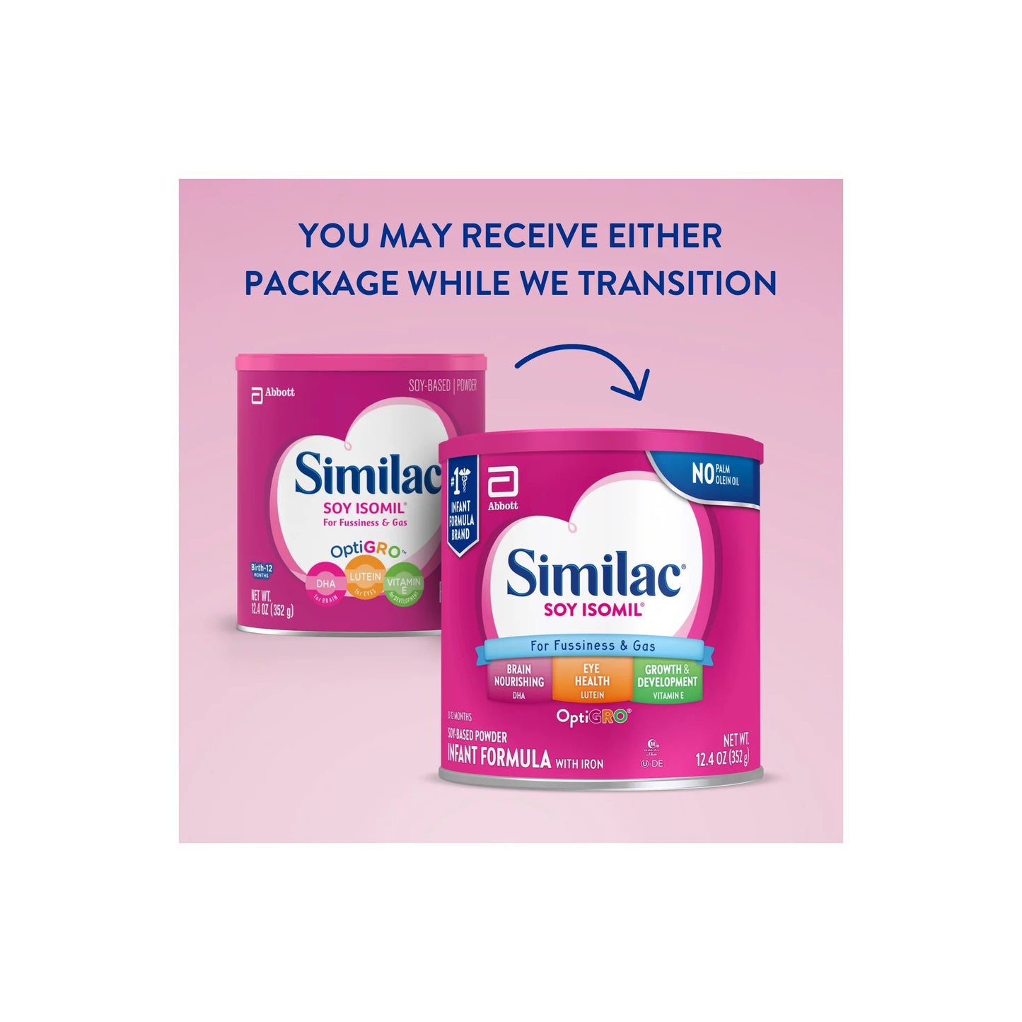 Similac® Soy Isomil® Infant Formula Unflavored 12.4 oz. Can Powder Soy Galactosemia / Lactose Intolerance (746697_CS)