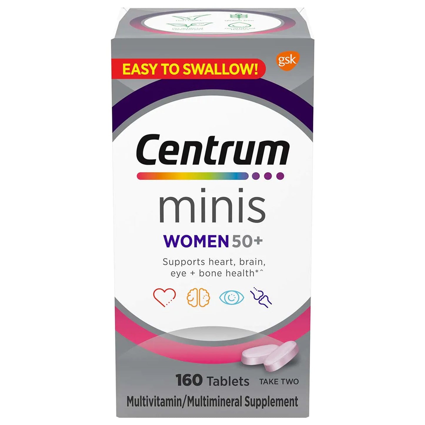 Centrum® Women 50+ Multivitamin Supplement Tablet 160 per Bottle (1230551_BT)