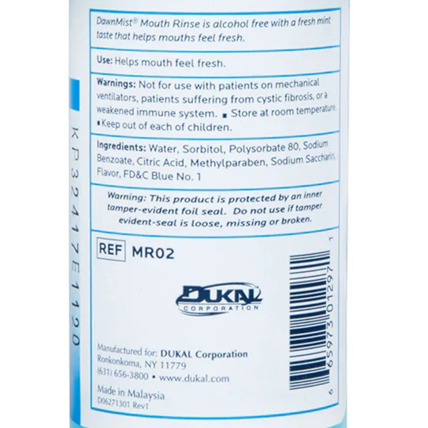 Dawn Mist® Mouthwash 2 oz. Fresh Mint Flavor (327502_CS)