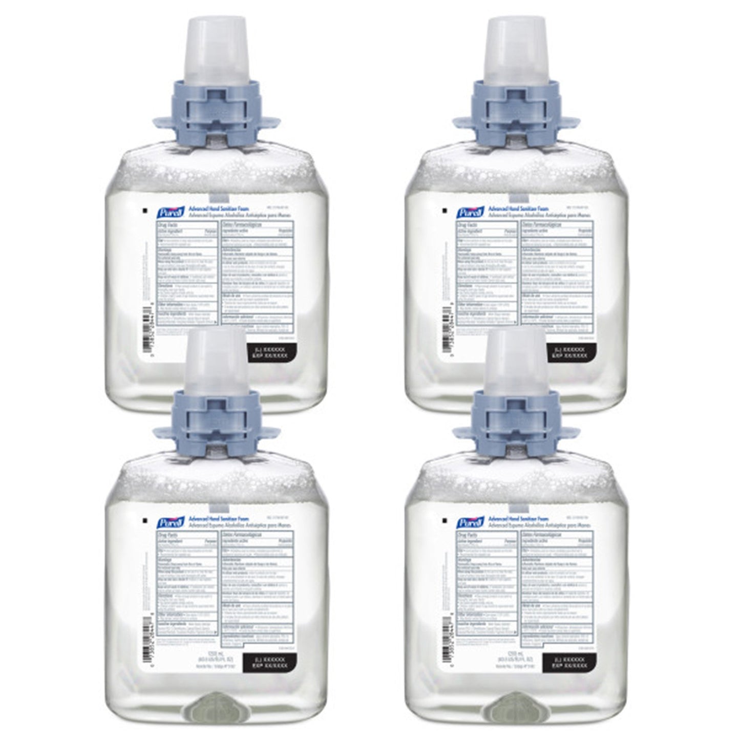 Purell® Advanced Hand Sanitizer 1,200 mL Ethyl Alcohol Foaming Dispenser Refill Bottle (1165682_CS)