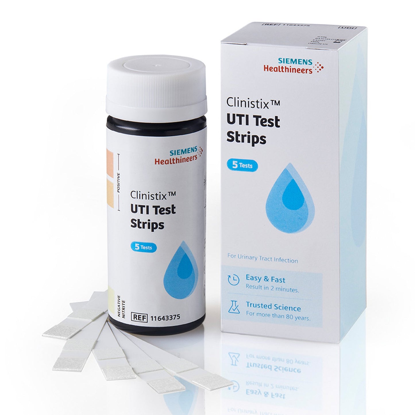 Clinistix™ Urinalysis Test Kit Urinary Tract Infection Detection 5 Tests per Kit CLIA Waived (1244782_KT)