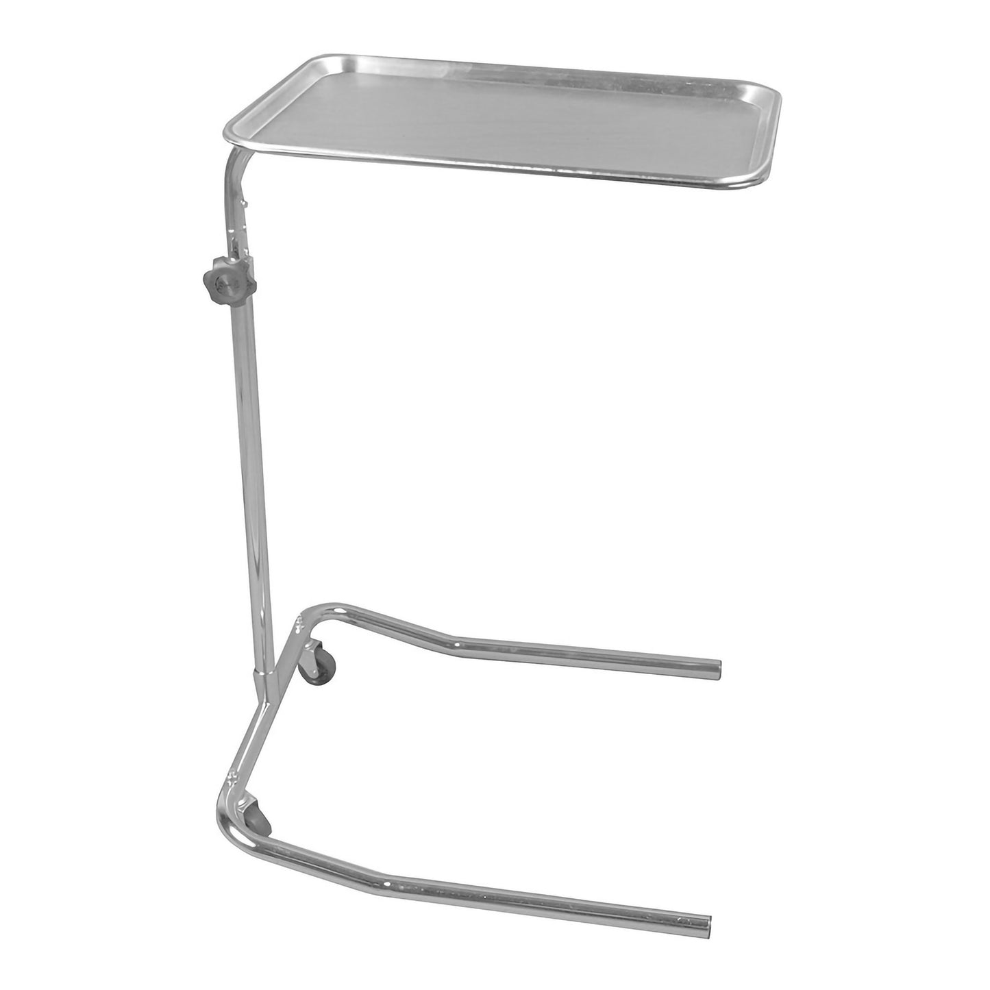 McKesson Mayo Instrument Stand Hand Operated Single Post U-Shaped Base Small Tray (691124_EA)