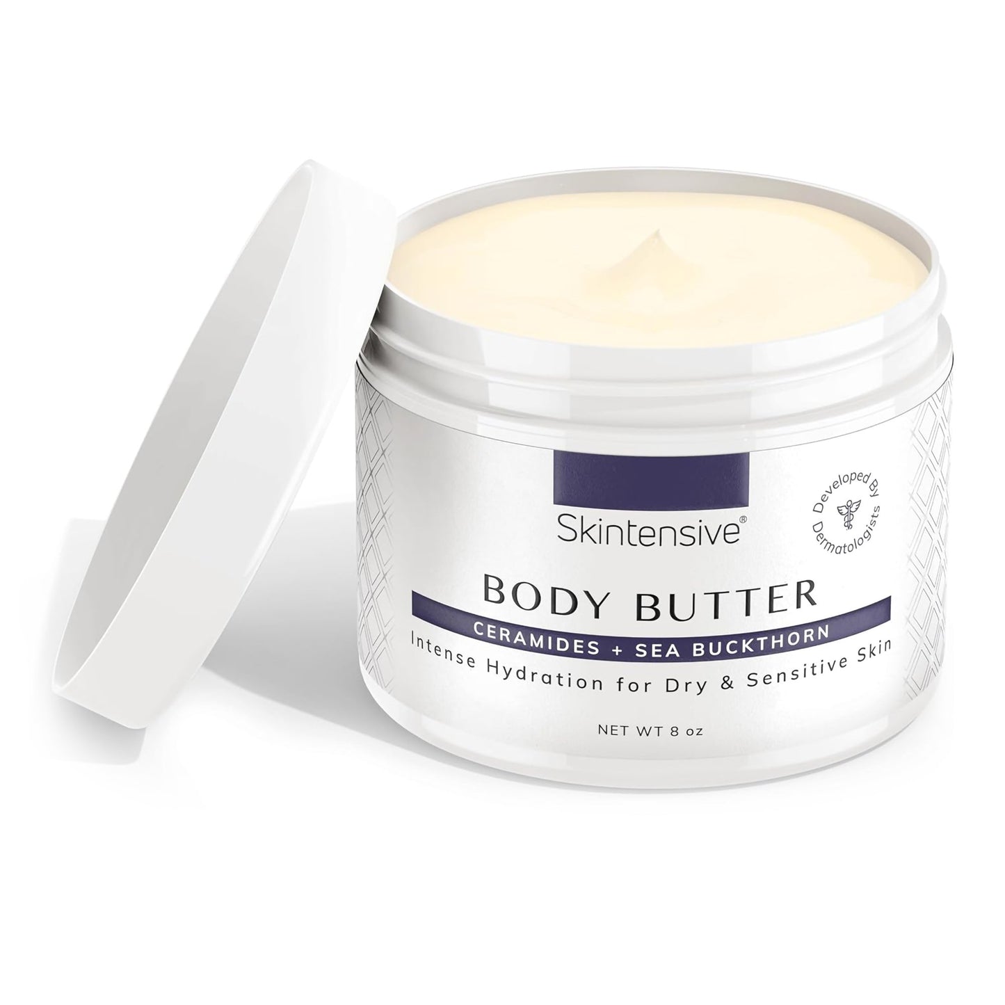 Skintensive® Body Butter Hand and Body Moisturizer 8 oz. Jar Unscented Cream (1267989_EA)