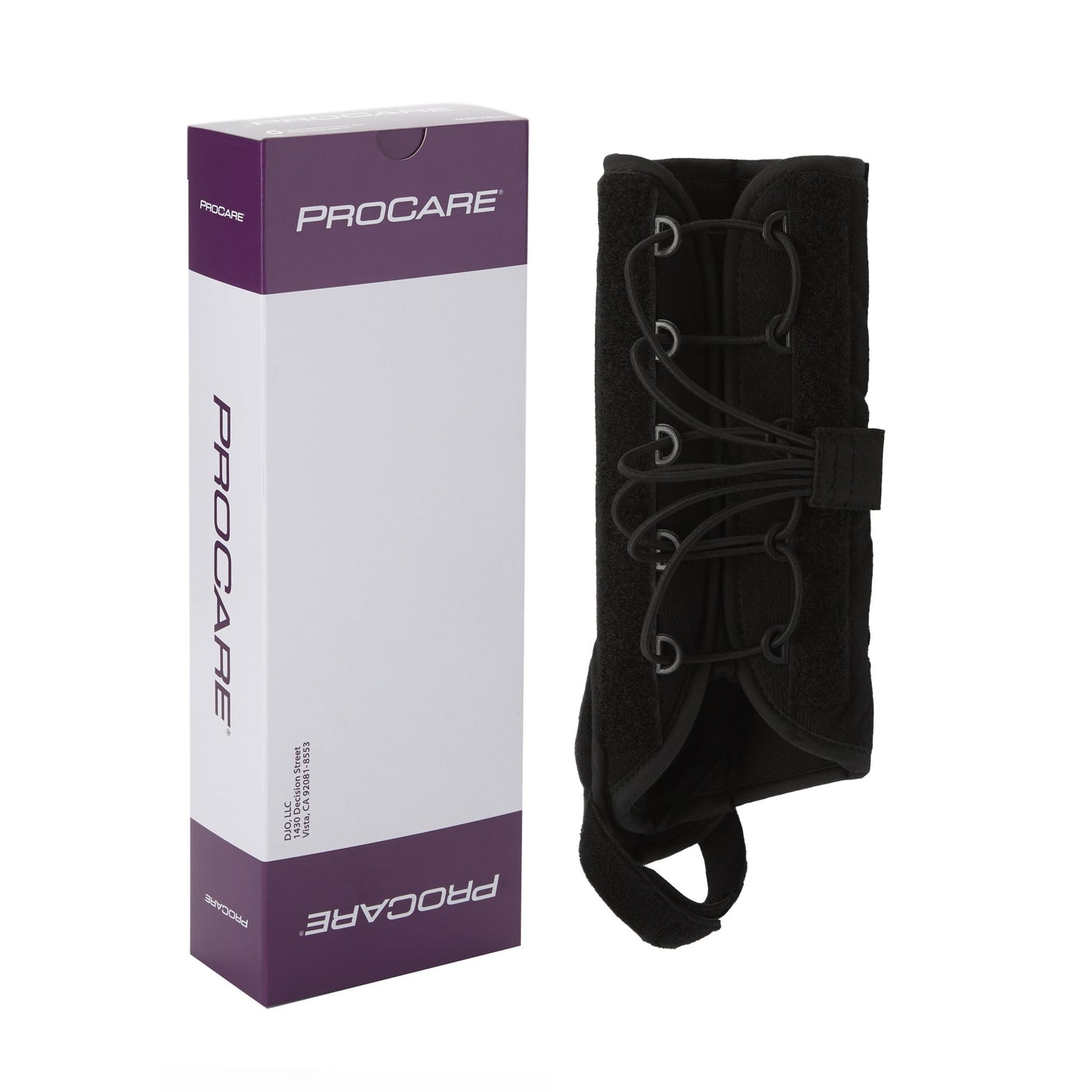 ProCare® Quick-Fit® W.T.O. Wrist Brace with Thumb Spica Aluminum / Foam / Nylon Left Hand Black One Size Fits Most (562683_EA)