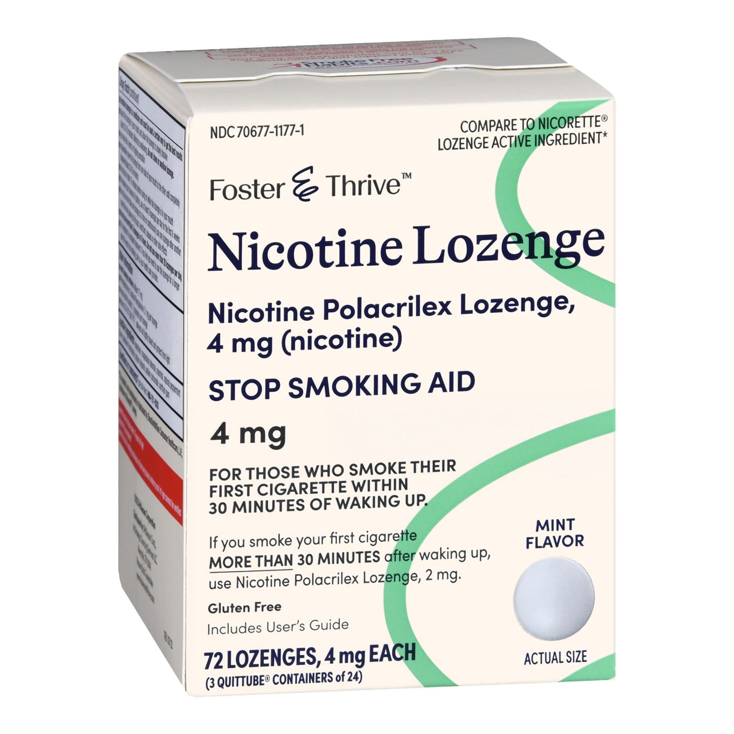 Foster & Thrive™ Stop Smoking Aid 4 mg Strength Lozenge (1238980_PK)