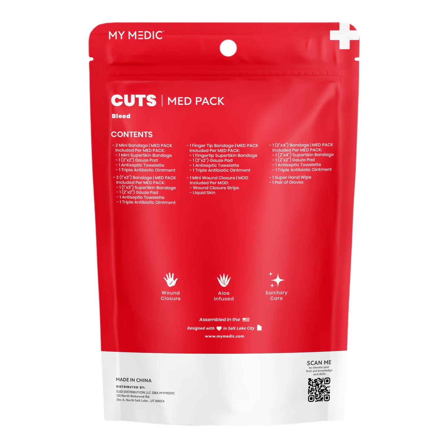 My Medic™ MED PACKS Cuts First Aid Medical Pack Pouch (1234465_EA)