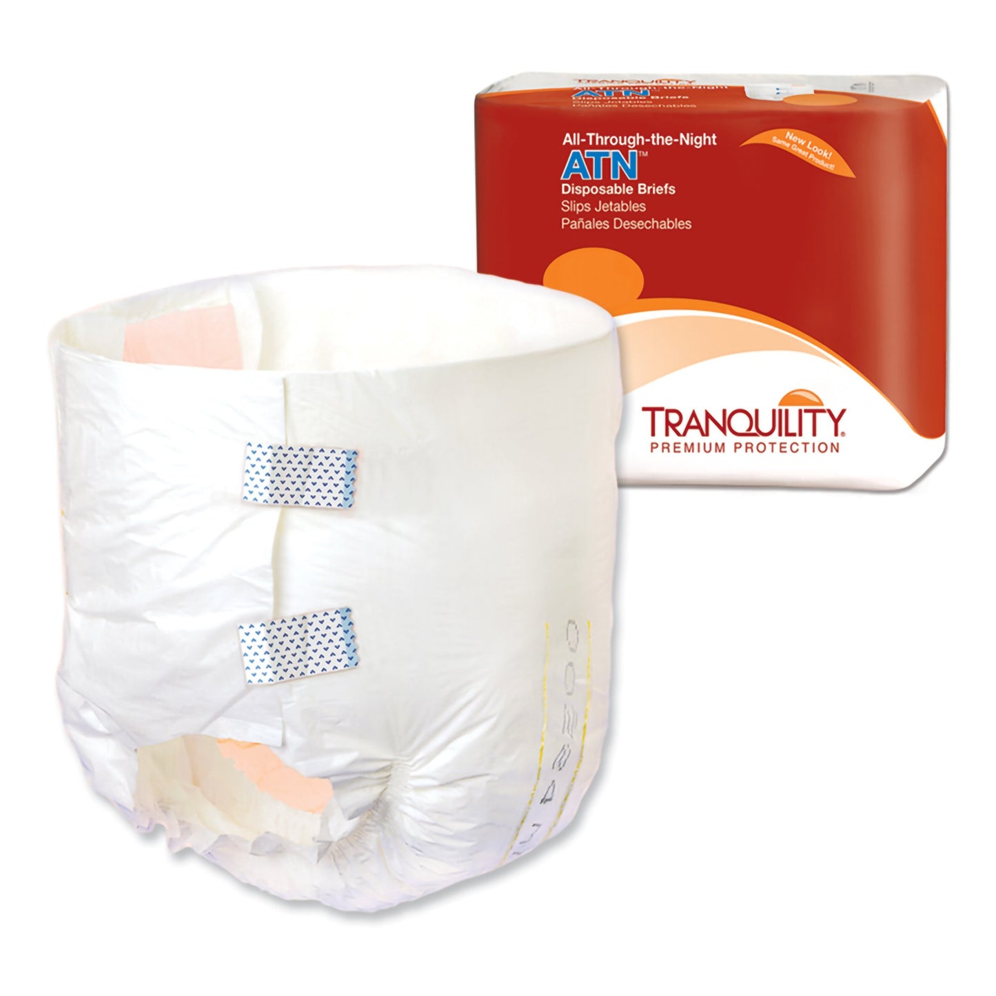 Tranquility® ATN Unisex Adult Incontinence Brief X-Small Disposable Heavy Absorbency (445129_PK)