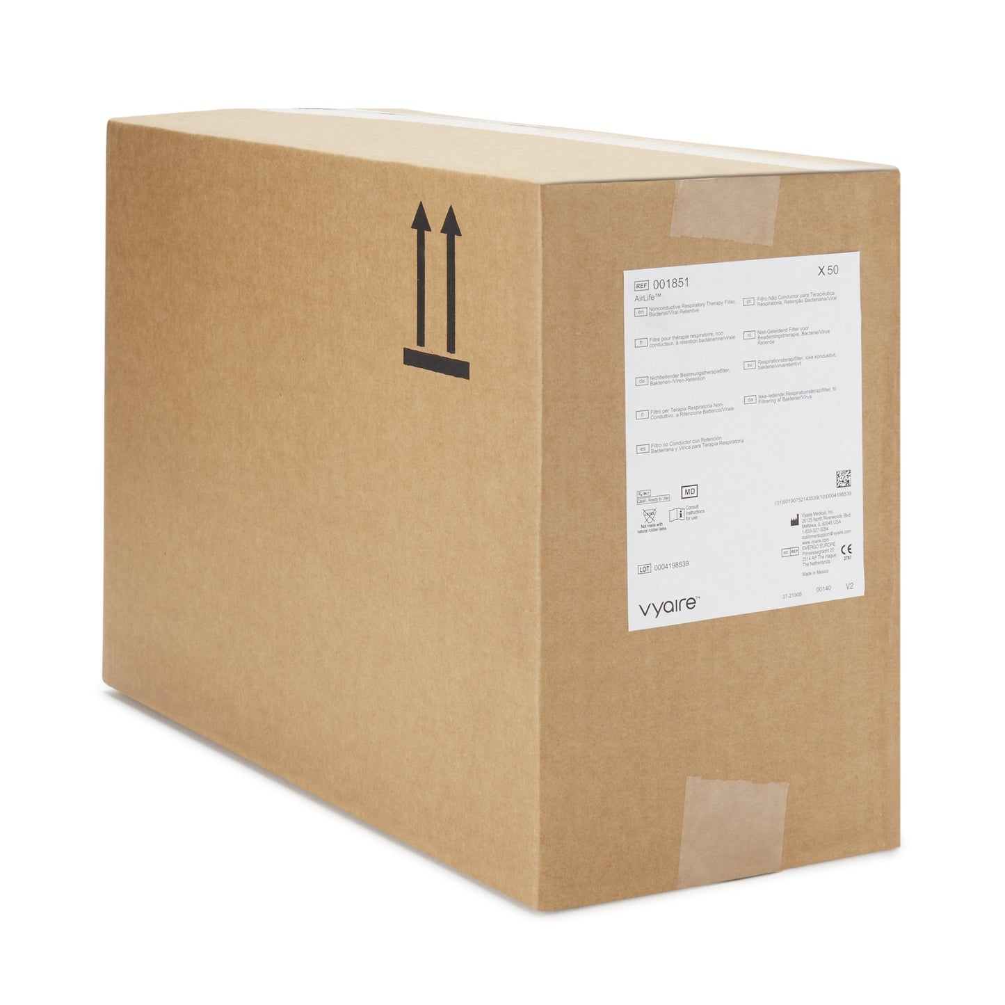 AirLife® Bacterial / Viral Filter 0.6 cm H2O @ 30 LPM (264639_EA)