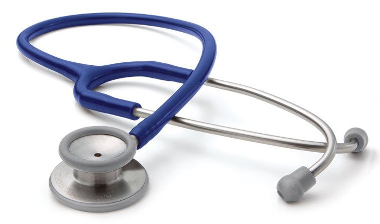 Adscope® 603 Clinician Stethoscope Royal Blue 1-Tube 22 Inch Tube Double Sided Chestpiece (466020_EA)
