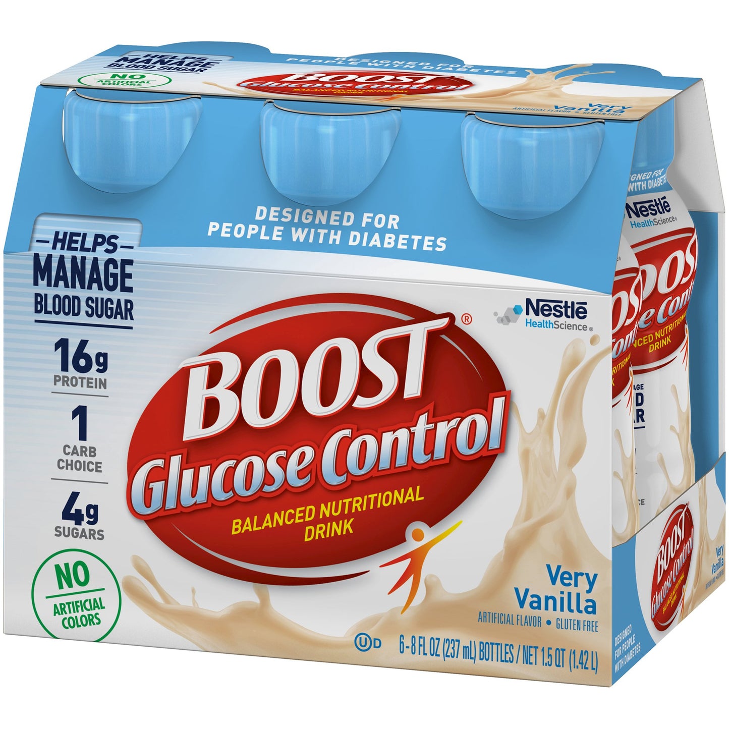 Boost Glucose Control® Oral Supplement Very Vanilla Flavor Liquid 8 oz. Bottle (983707_EA)