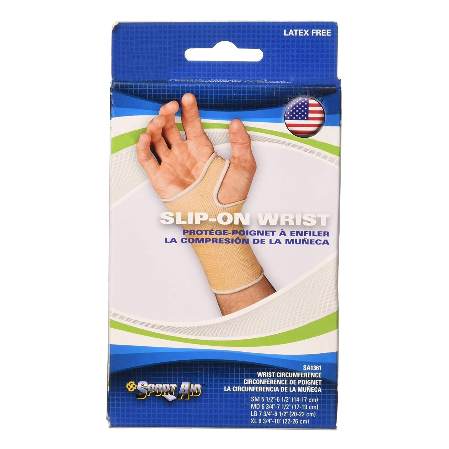 Scott Specialties Wrist Support Cotton / Elastic Left or Right Hand Beige Medium (288150_EA)