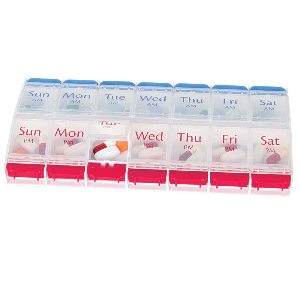 Apothecary Products Pill Organizer X-Large 7 Day 2 Dose (868336_PK)