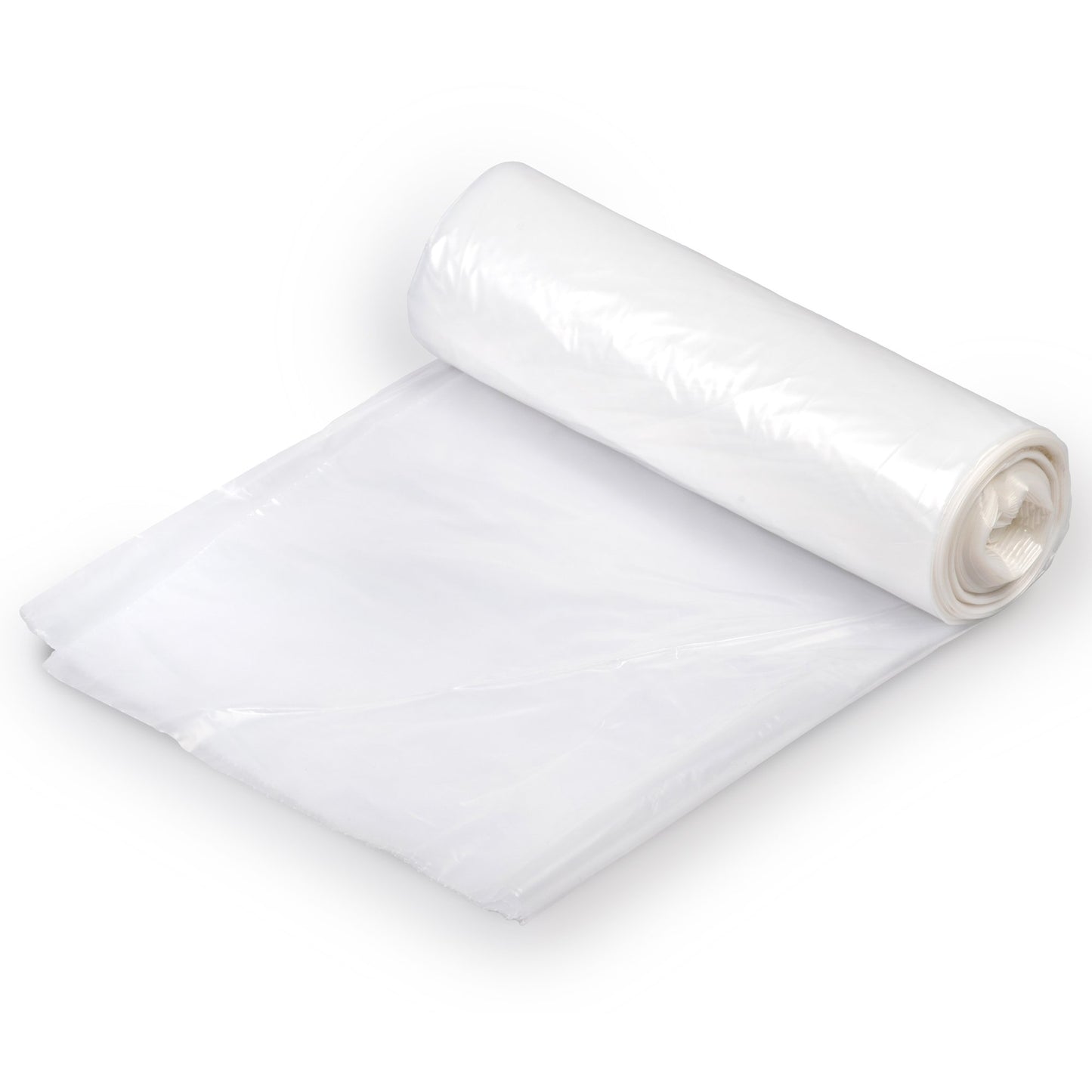Colonial Bag Trash Bag 10 gal. Clear LLDPE 0.60 mil 23 X 24 Inch X-Seal Bottom Coreless Roll (981114_RL)