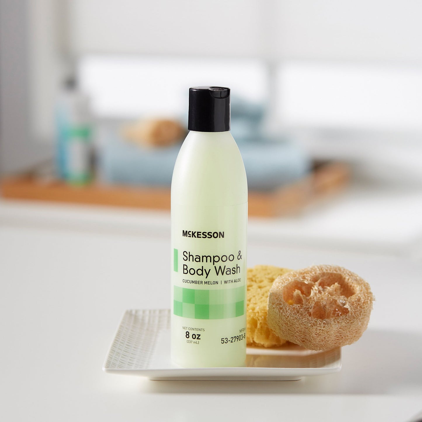 McKesson Shampoo and Body Wash 8 oz. Flip Top Bottle Cucumber Melon Scent (877022_EA)