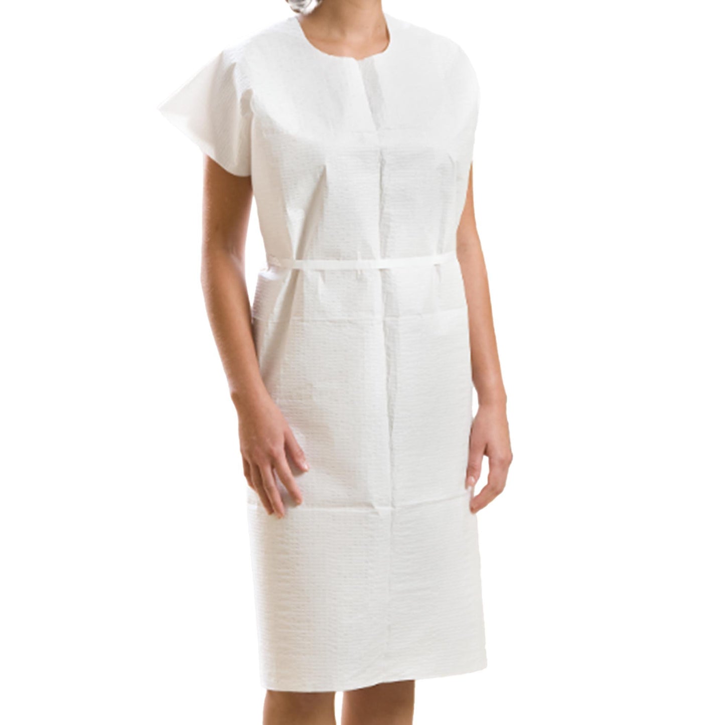 Graham Medical Products Patient Exam Gown Medium / Large White Disposable (194589_CS)