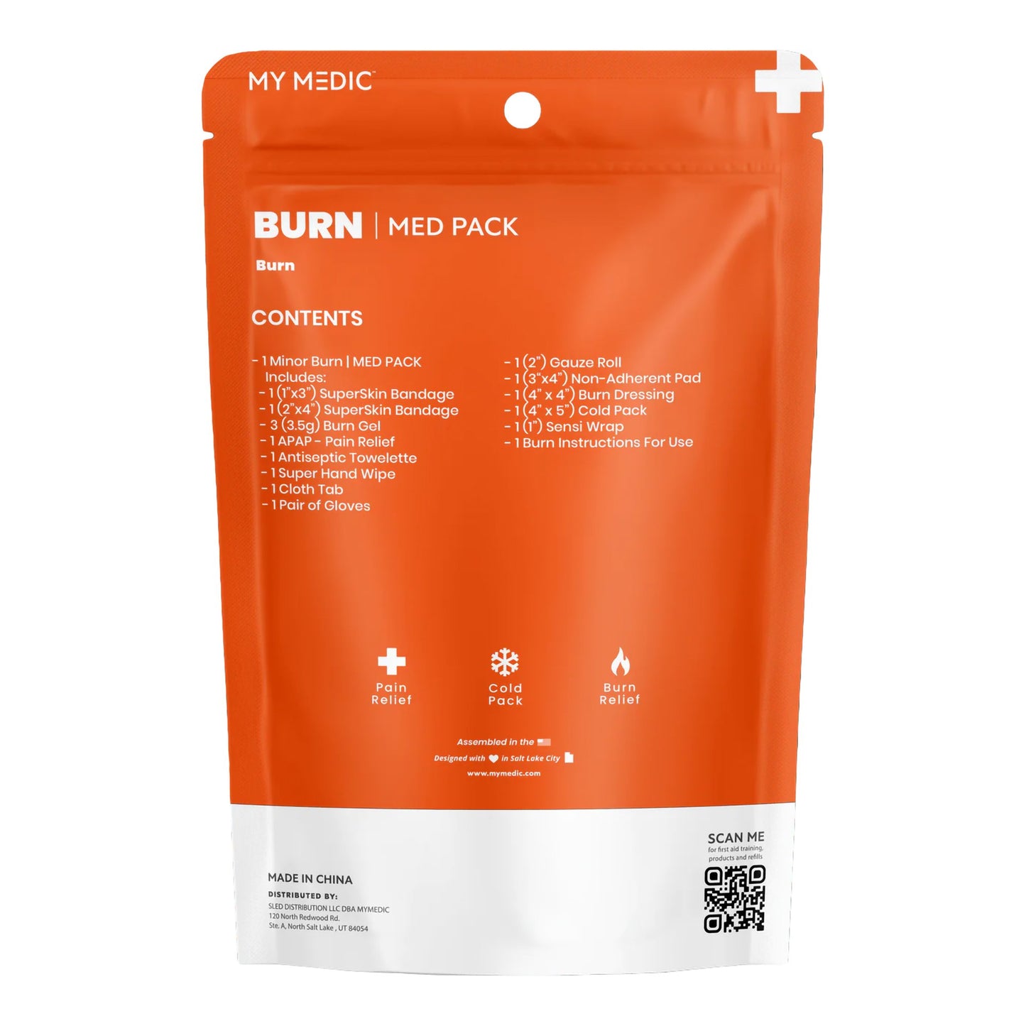 My Medic™ Burn MED PACK First Aid Medical Pack Pouch (1234457_EA)