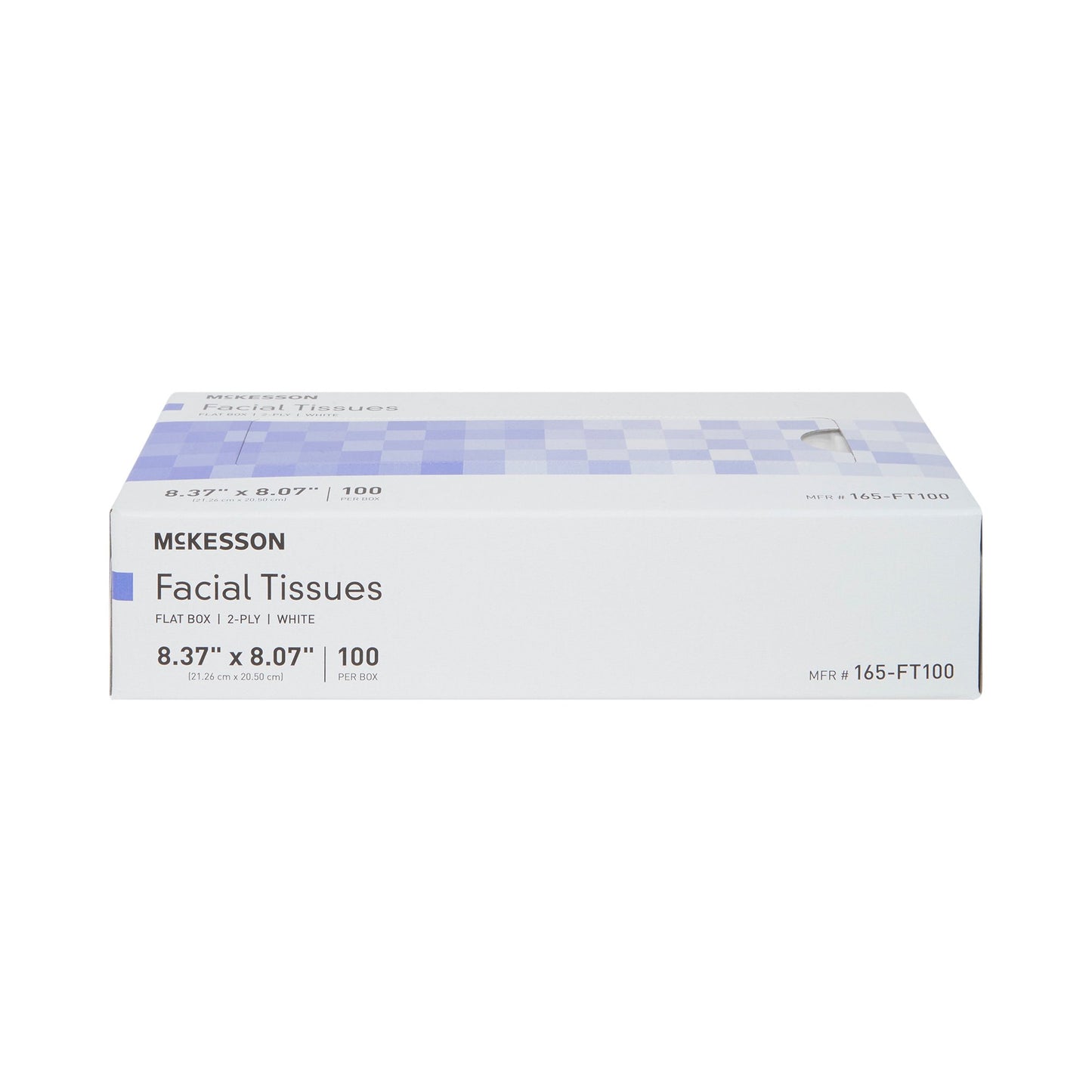 McKesson Facial Tissue White 8.37 X 8.07 Inch 100 Count (1040596_BX)